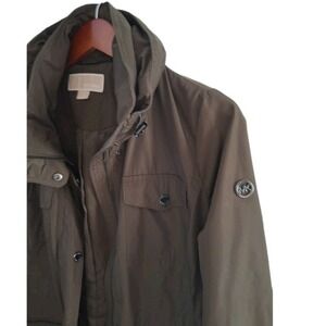 MICHAEL KORS Jacket Hooded Rain‎ Coat Womens Size Medium